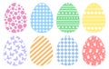 Easter Eggs gift tags templates